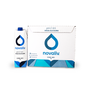 Novaliv Agua Alcalina TetraPak 12 x 1 L - Novaliv