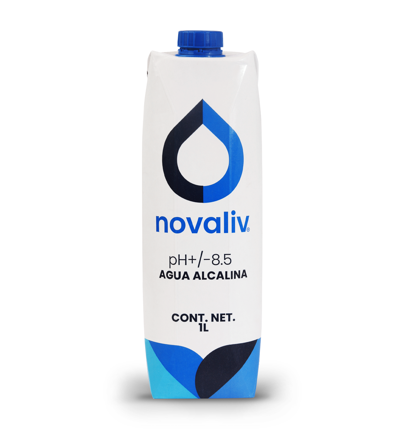 Novaliv Agua Alcalina TetraPak 12 x 1 L - Novaliv